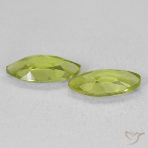 1.18 ct natürliche Lebendiges Gelbgrün Peridot-Edelsteine, Marquise, VS