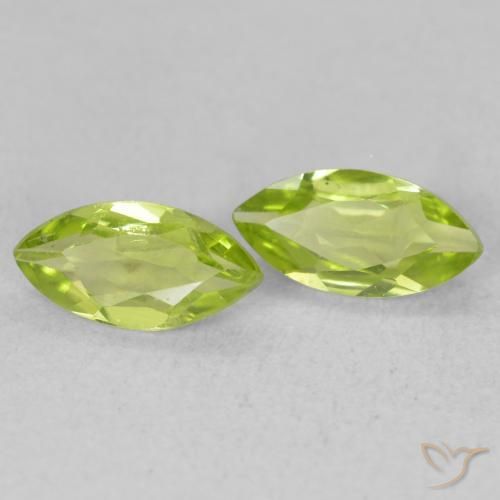 1.01ctw Natürlicher Mittelgrün Peridot, Marquise, VS
