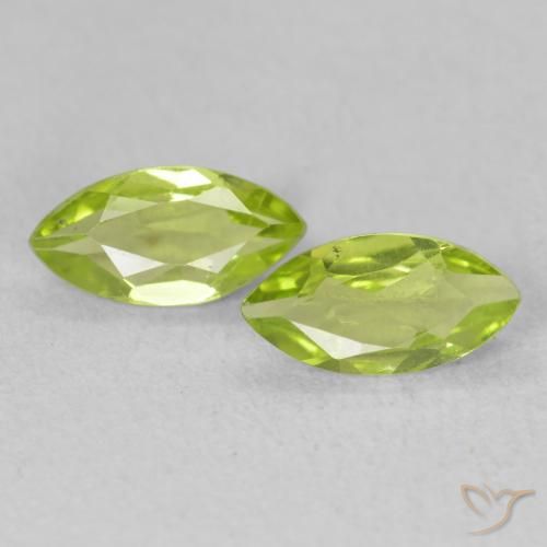 1.01 ct natürliche Mittelgrün Peridot-Edelsteine, Marquise, VS