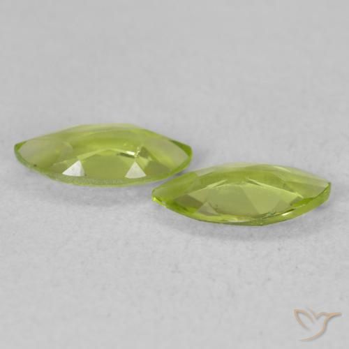 1.01 ct natürliche Mittelgrün Peridot-Edelsteine, Marquise, VS