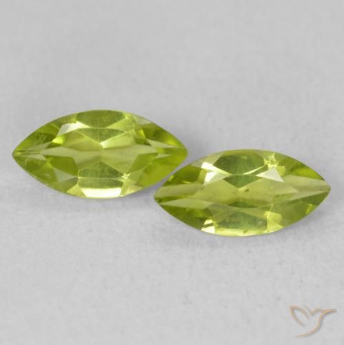 1.13ctw Natürlicher Olivgrün Peridot, Marquise, VS
