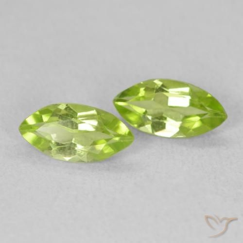 1.08ctw Natürlicher hellgrün Peridot, Marquise, VS