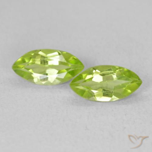 1.08 ct natürliche hellgrün Peridot-Edelsteine, Marquise, VS