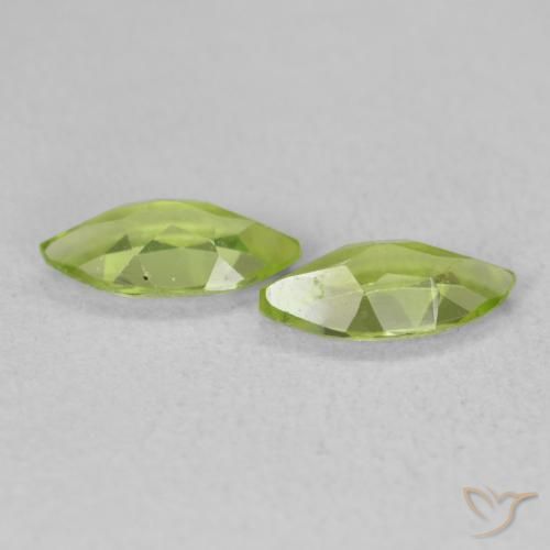 1.08 ct natürliche hellgrün Peridot-Edelsteine, Marquise, VS