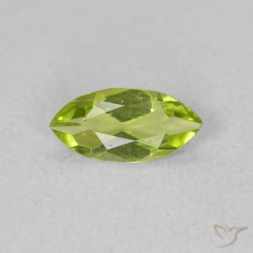 0.46ct Natürlicher Mittelgrün Peridot, Marquise, VVS-VS