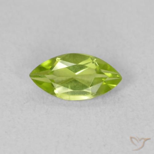 0.61ct Natürlicher hellgrün Peridot, Marquise, VVS-VS