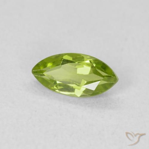 9,17 ctw natürlicher Mittelgrün Peridot, Marquise, VS
