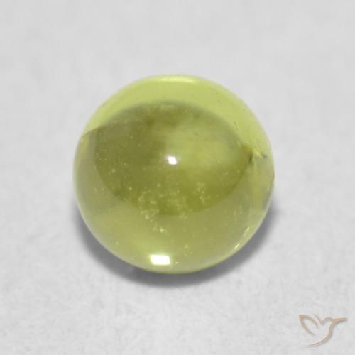 0.38ct Natürlicher Olivgrün Peridot, Runden, Transparent