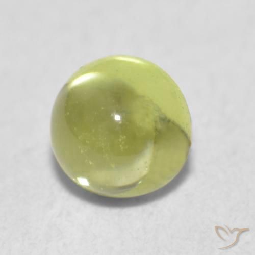 9,17 ctw natürlicher Olivgrün Peridot, Runden, Transparent