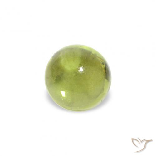 9,17 ctw natürlicher Olivgrün Peridot, Runden, Transparent