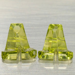  ct natürliche grüner Peridot-Edelsteine, Fantasieschliff, VS