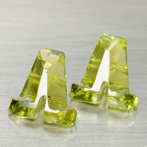  ct natürliche grüner Peridot-Edelsteine, Fantasieschliff, VS