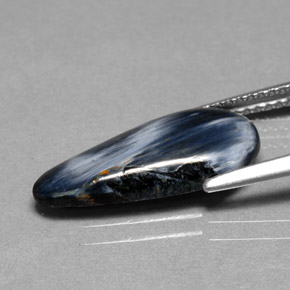 9,17 ctw natürlicher Mehrfarbig Pietersite, Birnenform, Lichtundurchlässig