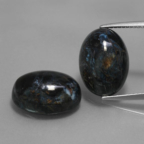  ct natürliche mehrfarbiger Pietersit-Edelsteine, Oval Schliff, Lichtundurchlässig