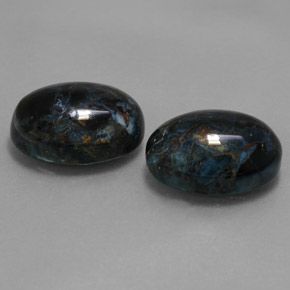  ct natürliche mehrfarbiger Pietersit-Edelsteine, Oval Schliff, Lichtundurchlässig