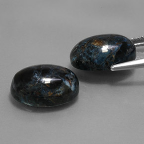  ct natürliche mehrfarbiger Pietersit-Edelsteine, Oval Schliff, Lichtundurchlässig