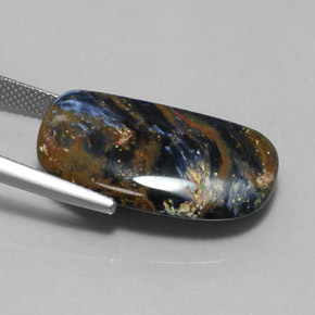 9,17 ctw natürlicher Mehrfarbig Pietersit, Ausgefallene Form, Lichtundurchlässig