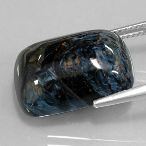 9,17 ctw natürlicher Mehrfarbig Pietersite, Kissenschliff, Lichtundurchlässig