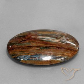 9,17 ctw natürlicher Mehrfarbig Pietersite, Oval, Lichtundurchlässig