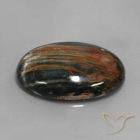 9,17 ctw natürlicher Mehrfarbig Pietersite, Oval, Lichtundurchlässig
