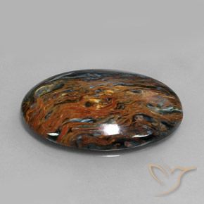 9,17 ctw natürlicher Mehrfarbig Pietersite, Oval, Lichtundurchlässig