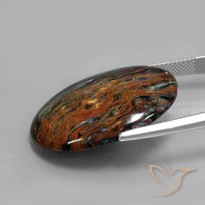 9,17 ctw natürlicher Mehrfarbig Pietersite, Oval, Lichtundurchlässig