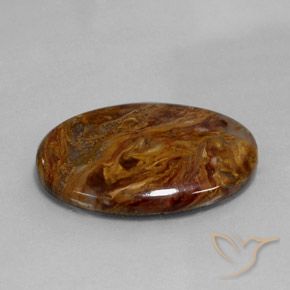 9,17 ctw natürlicher Mehrfarbig Pietersite, Oval, Lichtundurchlässig