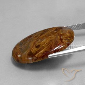 9,17 ctw natürlicher Mehrfarbig Pietersite, Oval, Lichtundurchlässig