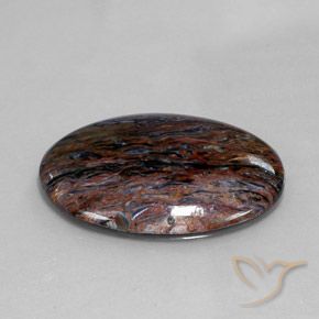 9,17 ctw natürlicher Mehrfarbig Pietersite, Oval, Lichtundurchlässig