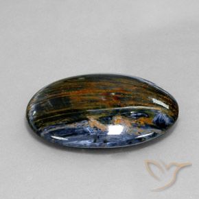 9,17 ctw natürlicher Mehrfarbig Pietersite, Oval, Lichtundurchlässig