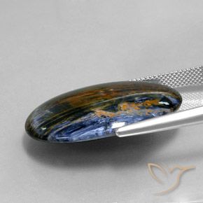 9,17 ctw natürlicher Mehrfarbig Pietersite, Oval, Lichtundurchlässig