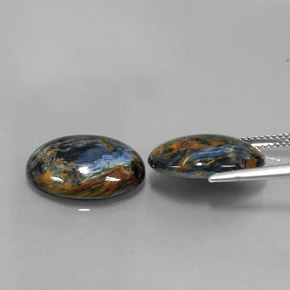  ct natürliche Mehrfarbig Pietersite-Edelsteine, Oval Schliff, Lichtundurchlässig