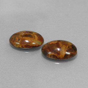  ct natürliche Mehrfarbig Pietersite-Edelsteine, Oval Schliff, Lichtundurchlässig