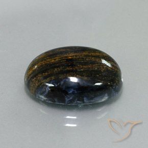 9,17 ctw natürlicher Mehrfarbig Pietersite, Oval, Lichtundurchlässig