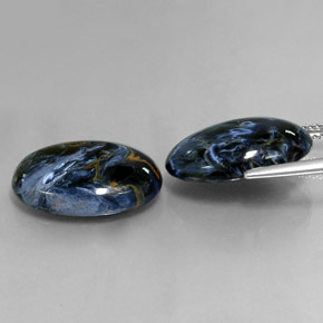  ct natürliche Mehrfarbig Pietersite-Edelsteine, Oval Schliff, Lichtundurchlässig