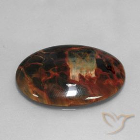 9,17 ctw natürlicher Mehrfarbig Pietersite, Oval, Lichtundurchlässig