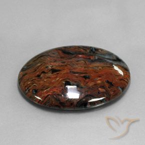 9,17 ctw natürlicher Mehrfarbig Pietersite, Oval, Lichtundurchlässig