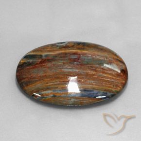 9,17 ctw natürlicher Mehrfarbig Pietersite, Oval, Lichtundurchlässig