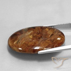 9,17 ctw natürlicher Mehrfarbig Pietersite, Oval, Lichtundurchlässig