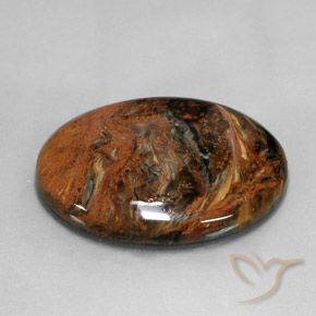 9,17 ctw natürlicher Mehrfarbig Pietersite, Oval, Lichtundurchlässig