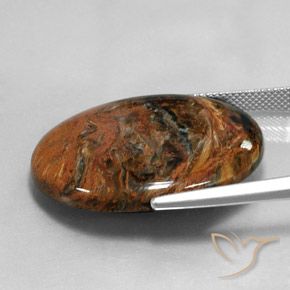 9,17 ctw natürlicher Mehrfarbig Pietersite, Oval, Lichtundurchlässig