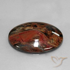 9,17 ctw natürlicher Mehrfarbig Pietersite, Oval, Lichtundurchlässig