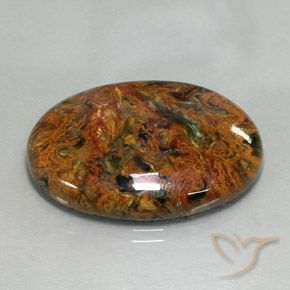 9,17 ctw natürlicher Mehrfarbig Pietersite, Oval, Lichtundurchlässig