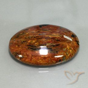 9,17 ctw natürlicher Mehrfarbig Pietersite, Oval, Lichtundurchlässig