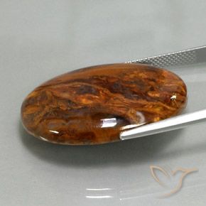 9,17 ctw natürlicher Mehrfarbig Pietersite, Oval, Lichtundurchlässig