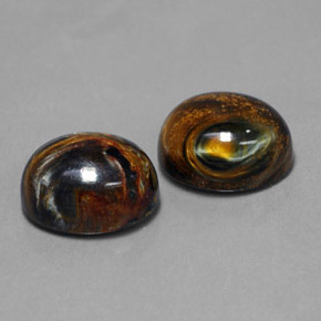  ct natürliche Mehrfarbig Pietersite-Edelsteine, Oval Schliff, Lichtundurchlässig