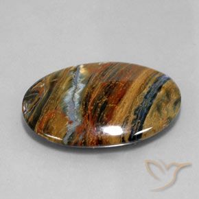 9,17 ctw natürlicher Mehrfarbig Pietersite, Oval, Lichtundurchlässig