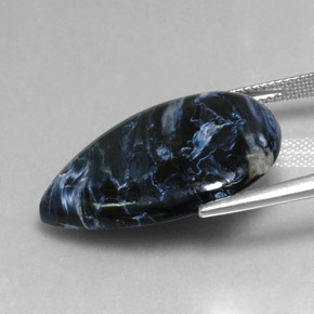 9,17 ctw natürlicher Mehrfarbig Pietersite, Birnenform, Lichtundurchlässig