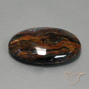 9,17 ctw natürlicher Mehrfarbig Pietersite, Oval, Lichtundurchlässig