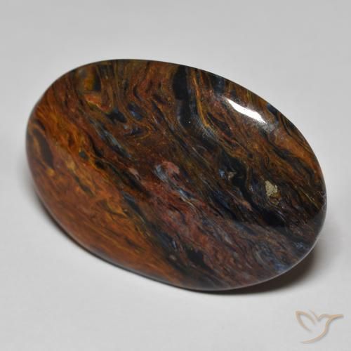 9,17 ctw natürlicher Mehrfarbig Pietersite, Oval, Lichtundurchlässig